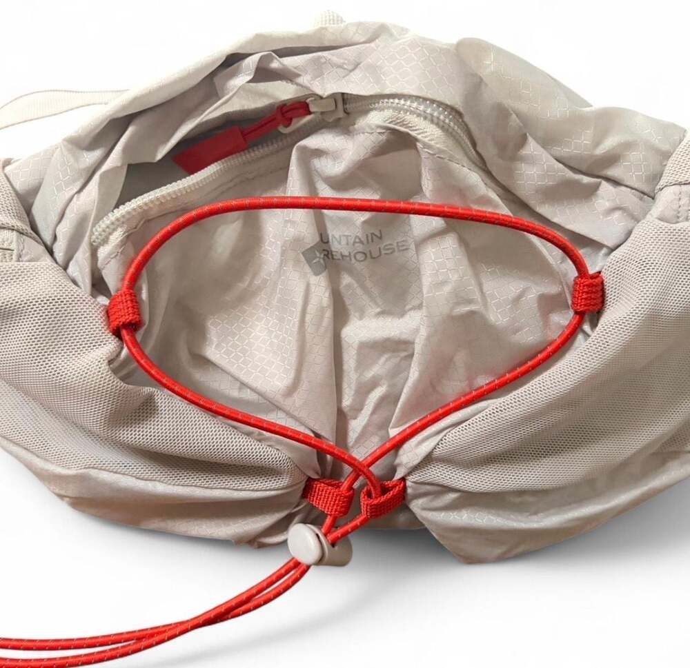 Mountain Warehouse Lightweight Ripstop Waist Bag with Bungee Cord - Grey